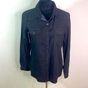 Button Down Jean Shirt